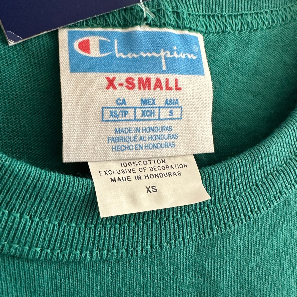 Donated — Last chance 💙5/$25💙HP Teal Champion Shirt XS NWT - Picture 3 of 4